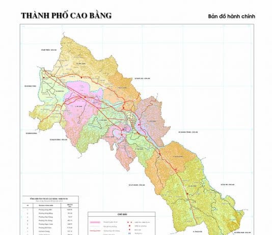 Giới thiệu khái quát tỉnh Cao Bằng - Địa Lý Việt Nam