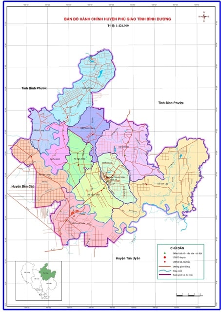 Giới thiệu khái quát huyện Phú Giáo - Tỉnh Bình Dương