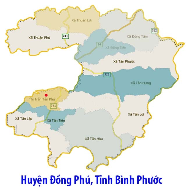 Giới thiệu khái quát huyện Đồng Phú
