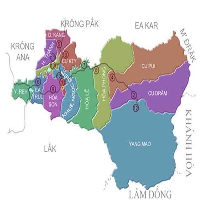 Giới thiệu khái quát huyện Krông Bông