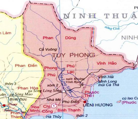 huyện Tuy Phong - Tỉnh Bình Thuận