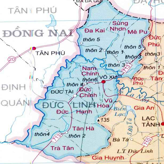 huyện Đức Linh - Tỉnh Bình Thuận