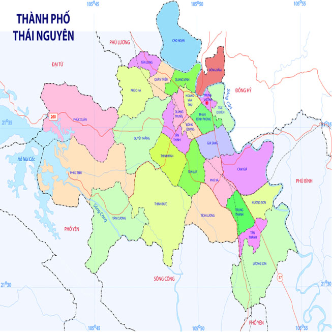thành phố Thái Nguyên - Tỉnh Thái Nguyên