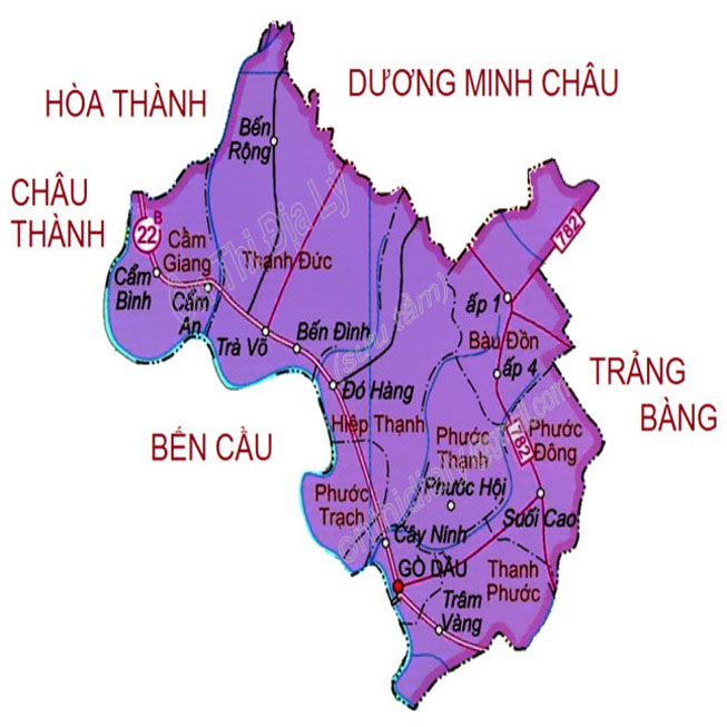huyện Gò Dầu - Tỉnh Tây Ninh