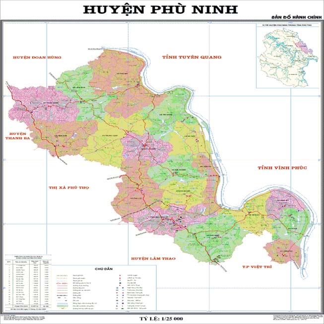 Giới thiệu khái quát huyện Phù Ninh