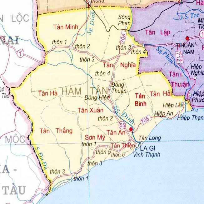 huyện Hàm Tân - Tỉnh Bình Thuận