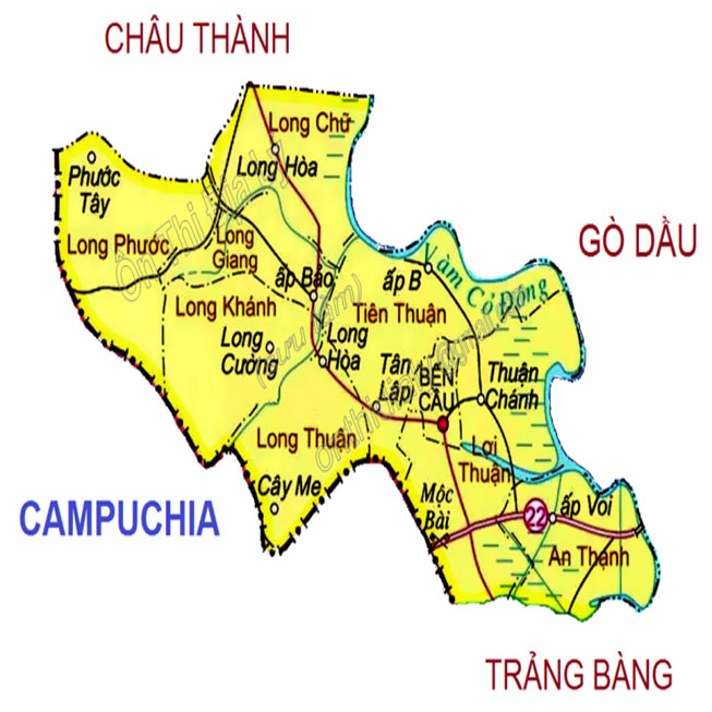 huyện Bến Cầu - Tỉnh Tây Ninh