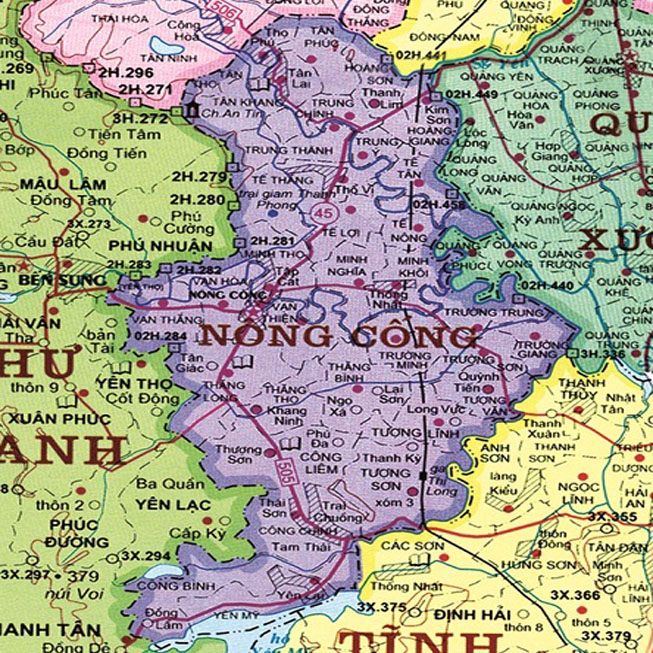 huyện Nông cống - Tỉnh Thanh Hóa