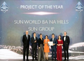 Sun Group được vinh danh “Nhà phát triển công trình vui chơi giải trí tốt nhất Đông Nam Á 2020”