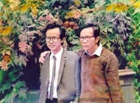 Trịnh Công Sơn và thi sĩ Hoài Khanh (Đà Lạt 1973)