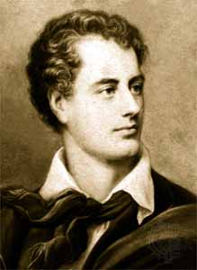 Lord Byron tên đầy đủ là George Gordon Noel Byron (2/1/1788 – 19/4/1824) là nhà thơ lớn