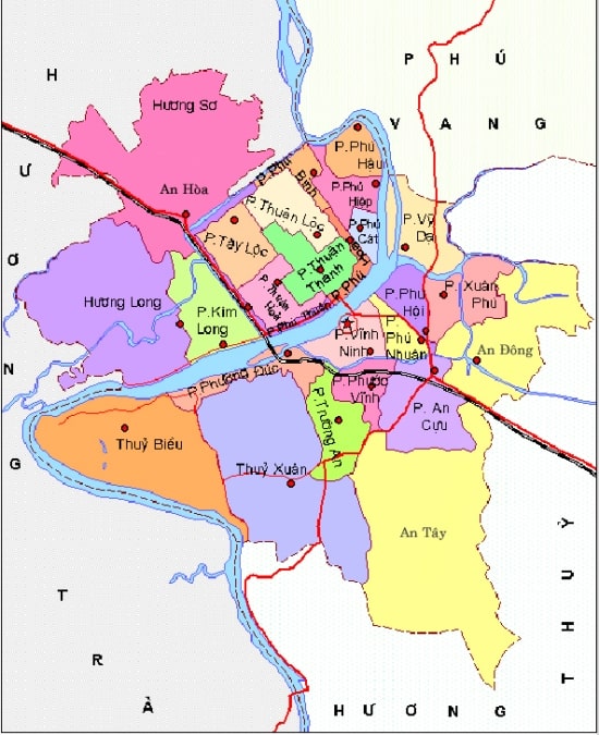 Giới thiệu khái quát phường Phường Đúc - thành phố Huế - tỉnh Thừa Thiên Huế