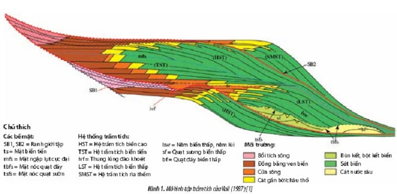 1 min - Địa tầng phân tập và môi trường lắng đọng các trầm tích đệ tam tại khu vực trung tâm và phía nam bể Sông Hồng trên cơ sở tài liệu cổ sinh
