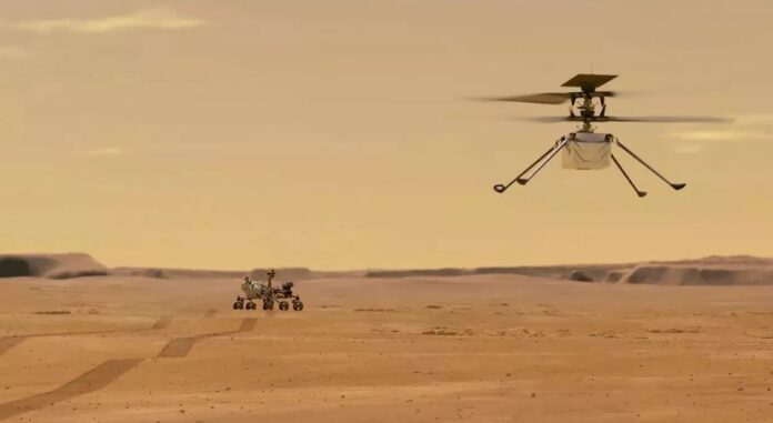 Trực thăng NASA lập kỷ lục bay cao mới trên sao Hỏa