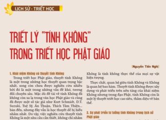 Triết lý “Tính không” trong triết học Phật giáo Triết lý “Tính không” trong triết học Phật giáo - Văn Hóa - Nghệ Thuật