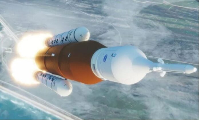 NASA sẽ phóng siêu tên lửa đến Mặt Trăng đầu năm 2022 - Địa Lý