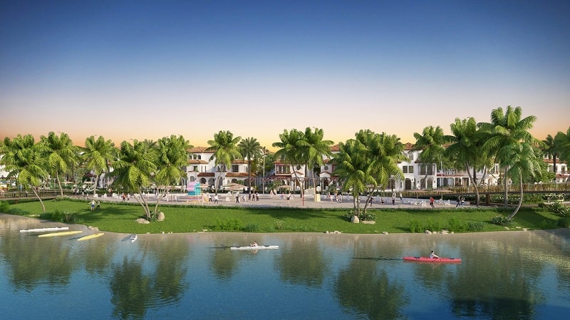 Sun Riverside Village như ốc đảo nghỉ dưỡng xa hoa giữa phố biển Sầm Sơn. Ảnh phối cảnh minh họa.