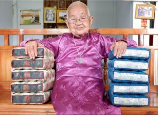 Di nguyện của cụ bà 100 tuổi từng may gối trái dựa cho vua Bảo Đại Di nguyện của cụ bà 100 tuổi từng may gối trái dựa cho vua Bảo Đại