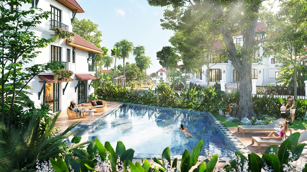 Biệt thự Sun Tropical Village tiên phong cho xu hướng wellness second home tại Việt Nam. Ảnh phối cảnh minh họa