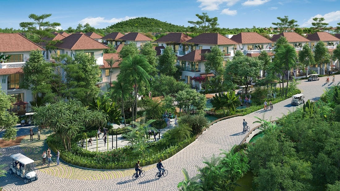 Sun Tropical Village là dự án tiên phong cho xu hướng “wellness second home” (Ảnh phối cảnh minh họa)