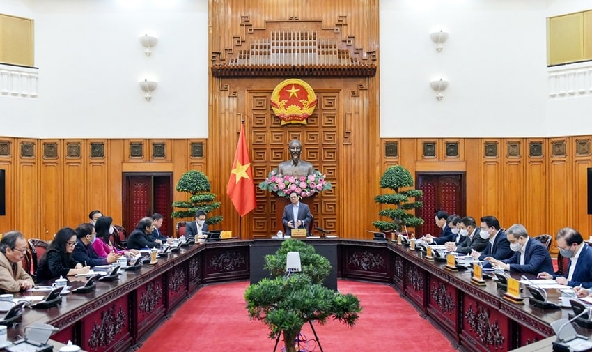 Quang cảnh buổi làm việc