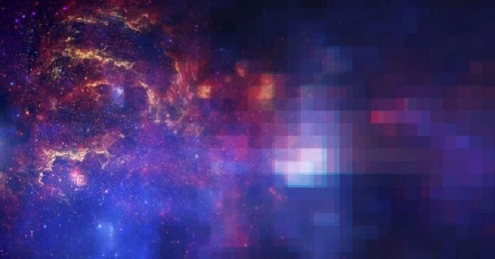 Vũ trụ có thể là tập hợp các pixel siêu nhỏ, khi zoom đủ lớn, 1 phân tử sẽ to ngang với 1 thiên hà