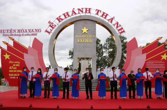 Đà Nẵng: Khánh thành công viên văn hóa Khu chiến tích Gò Hà