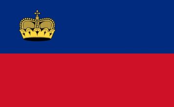 Quốc kỳ Công quốc Lích ten xtên Flag of Liechtenstein min 356x220 - Văn Sử Địa Online - Giới thiệu, thông tin, quảng bá về văn học, lịch sử, địa lý