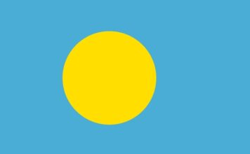 Quốc kỳ Cộng hòa Pa lau min 356x220 - Văn Sử Địa Online - Giới thiệu, thông tin, quảng bá về văn học, lịch sử, địa lý