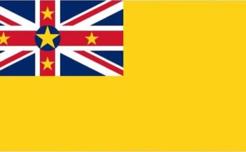 Quốc kỳ Niue min 356x220 - Văn Sử Địa Online - Giới thiệu, thông tin, quảng bá về văn học, lịch sử, địa lý