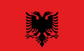 albania278.svg min 356x220 - Văn Sử Địa Online - Giới thiệu, thông tin, quảng bá về văn học, lịch sử, địa lý
