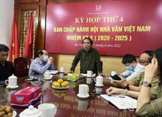 Thông báo của Ban Chấp hành Hội Nhà văn Việt Nam về kỳ họp thứ 4 khóa X