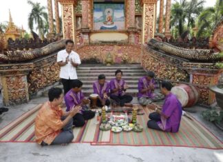 Nhạc trống lớn của người Khmer Cà Mau được công nhận di sản cấp quốc gia