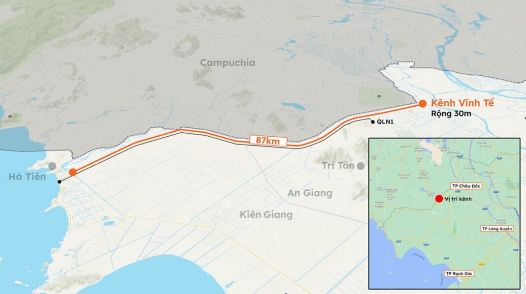 Vĩnh Tế - kênh đào lớn nhất miền Tây - Địa Lý Việt Nam - vansudia.net