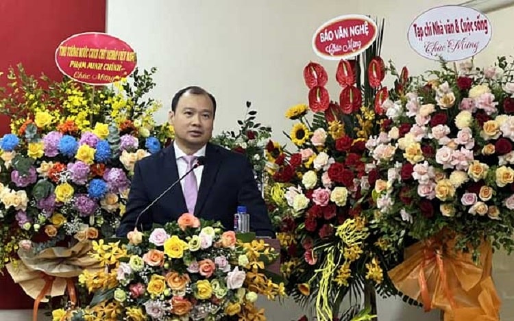 Ông Lê Hải Bình – Ủy viên dự khuyết BCH TW Đảng, Phó Trưởng Ban Tuyên giáo TW phát biểu