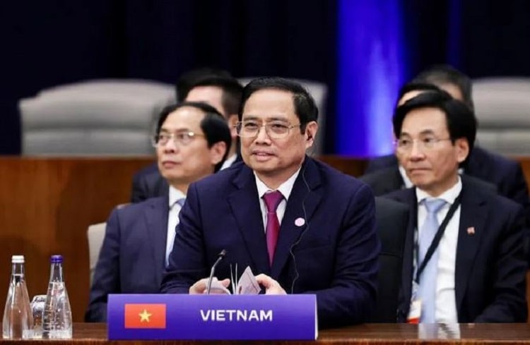 Thu tuong Chinh phu Pham Minh Chinh du Hoi nghi min - Thủ tướng Phạm Minh Chính dự Hội nghị cấp cao đặc biệt ASEAN-Mỹ