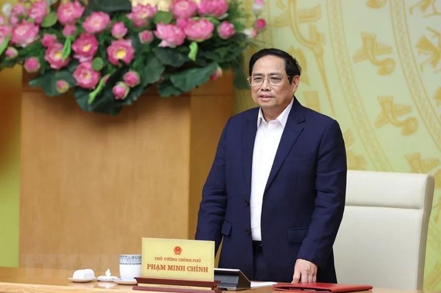 Thủ tướng chúc mừng các cơ quan báo chí nhân Ngày Báo chí cách mạng Việt Nam. (Ảnh: Dương Giang/TTXVN) 22-min