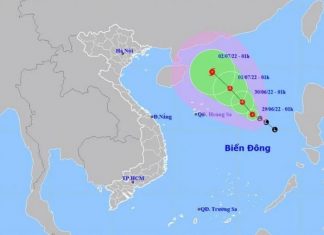 Áp thấp nhiệt đới giật cấp 8, khả năng mạnh lên thành bão trong 2 ngày tới