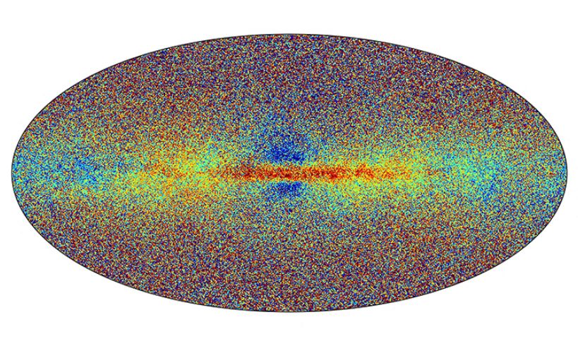 Ban do ve tinh kim loai cua cac ngoi sao trong dai Ngan Ha min - Công bố bản đồ 1,8 tỷ ngôi sao trong dải Ngân Hà