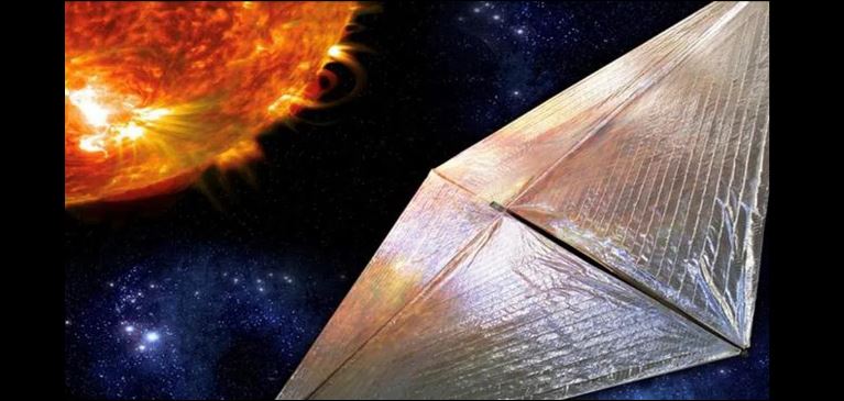 Khoang cach giua canh buom voi Mat Troi min - 'Bẻ cong' ánh sáng để du hành trong vũ trụ, cánh buồm mặt trời này của NASA có gì đặc biệt?