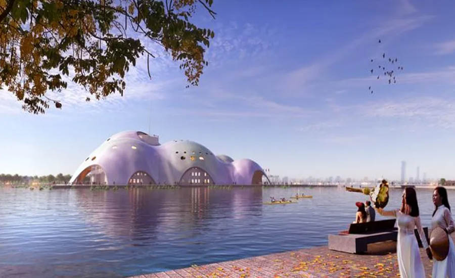 Kiến trúc độc đáo của Nhà hát Opera Hà Nội mà Renzo Piano mong muốn xây dựng tại khu vực Hồ Tây
