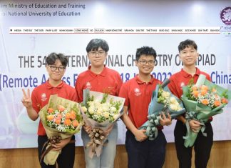 Cả 4 học sinh Việt Nam dự thi Olympic hóa học quốc tế đều giành huy chương vàng