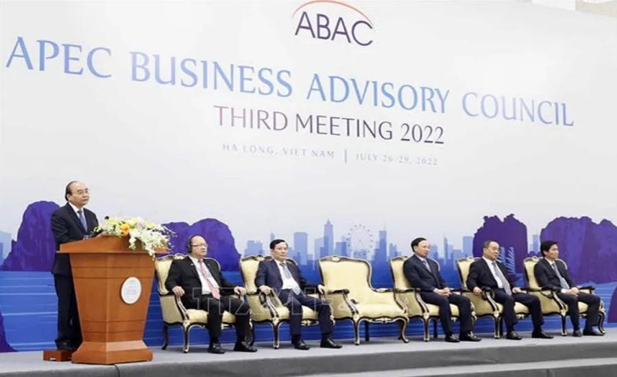 Chu tich nuoc Nguyen Xuan Phuc phat bieu min - Chủ tịch nước: Cơ hội tốt cho các nhà đầu tư APEC đến với Việt Nam