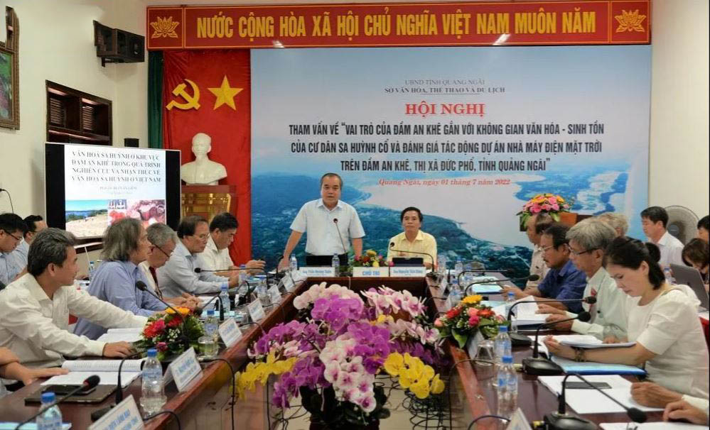 Hội nghị tham vấn về vai trò của đầm An Khê trong không gian Văn hóa Sa Huỳnh
