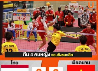 Đánh bại chủ nhà Thái Lan, cầu mây 4 nữ Việt Nam giành huy chương vàng thế giới Đánh bại chủ nhà Thái Lan, cầu mây 4 nữ Việt Nam giành huy chương vàng thế giới