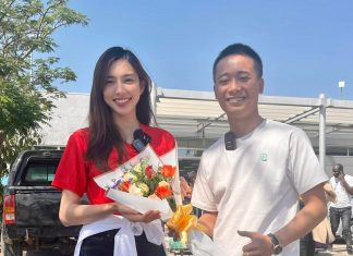 Hoa hậu Thùy Tiên sang châu Phi hội ngộ Vlogger Quang Linh Hoa hậu Thùy Tiên sang châu Phi hội ngộ Vlogger Quang Linh