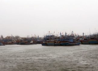 Một vùng áp thấp hình thành giữa Biển Đông