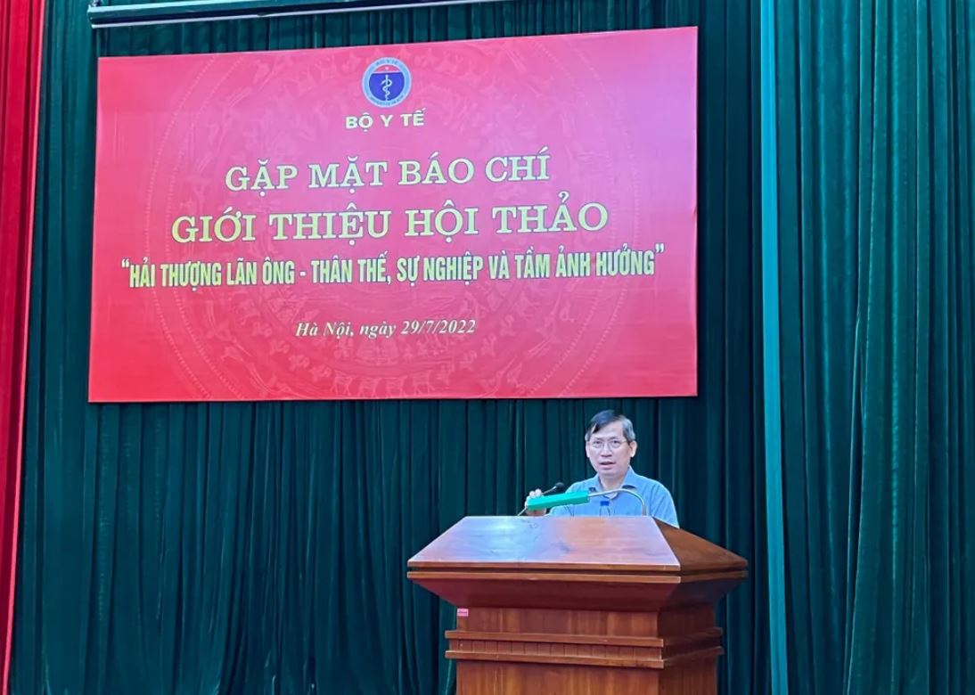 PGS.TS . Vu Nam – Giam doc Benh vien Y hoc Co truyen Trung uong min - Việt Nam sẽ đề nghị UNESCO vinh danh Hải Thượng Lãn Ông Lê Hữu Trác