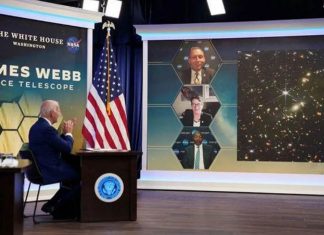 Tổng thống Joe Biden ‘khoe’ bức ảnh sâu nhất về vũ trụ của kính thiên văn Webb sau gần 1 năm hoạt động Tổng thống Joe Biden 'khoe' bức ảnh sâu nhất về vũ trụ của kính thiên văn Webb sau gần 1 năm hoạt động