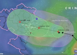 Bão số 2 sẽ suy yếu trước khi đổ bộ Quảng Ninh - Nam Định